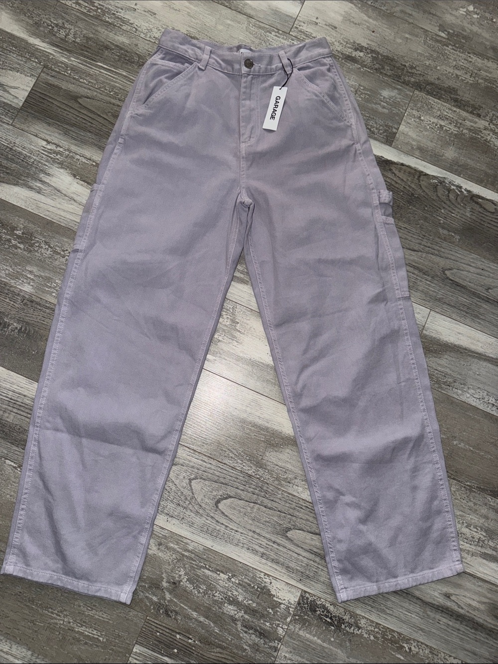 Garage lilac purple utility carpenter trousers